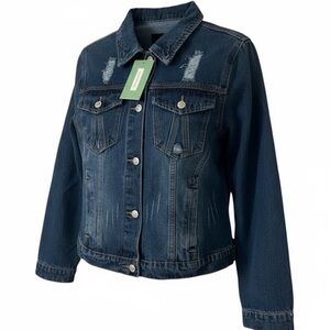 Classic Blue Denim Jacket for Women